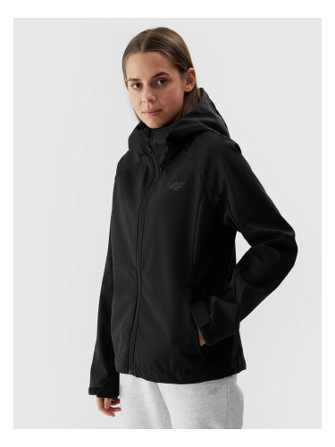 Women's Softshell Windproof Jacket 5000 4F Membrane - Black
