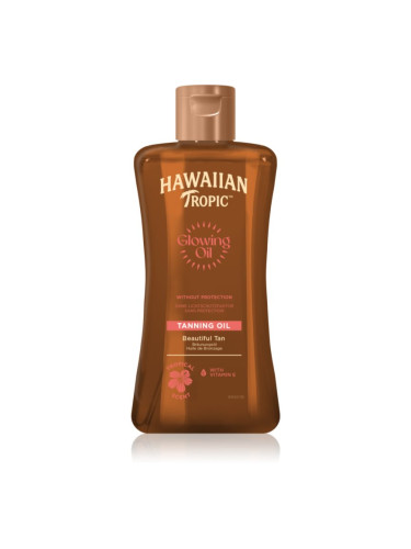 Hawaiian Tropic Glowing Oil Tanning олио за тяло за удължаване на загара 200 мл.
