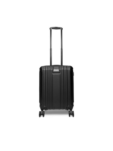 Gino Rossi Самолетен куфар за ръчен багаж GIN-S-004-05-BLACK Черен