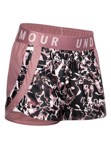 Under Armour PLAY UP 3.0 PRINTED SHORTS Дамски къси панталони, розово, размер