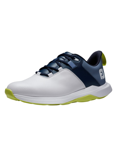 Footjoy ProLite Mens Golf Shoes White/Navy/Lime 42