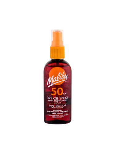 Malibu Dry Oil Spray SPF50 Слънцезащитна козметика за тяло 100 ml