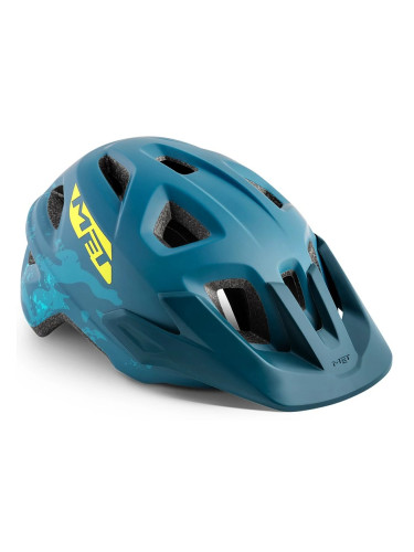 Children's helmet MET Eldar Camo blue