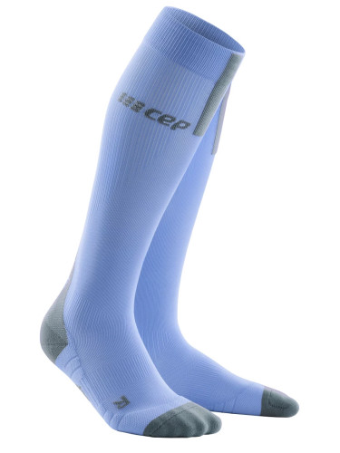 Women's compression knee-high socks CEP 3.0 Sky/Grey