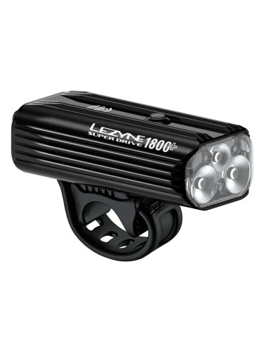 Lezyne Super Drive 1800+ Smart Front 1800 lm Black Заден-Отпред  Велосипедна лампа