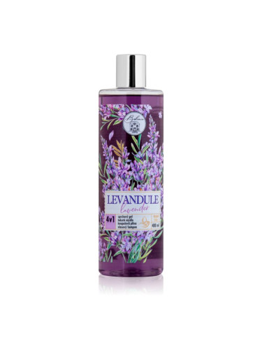 Bohemia Gifts & Cosmetics Flower Line Lavender миещ гел за тяло и коса 4 в 1 400 мл.