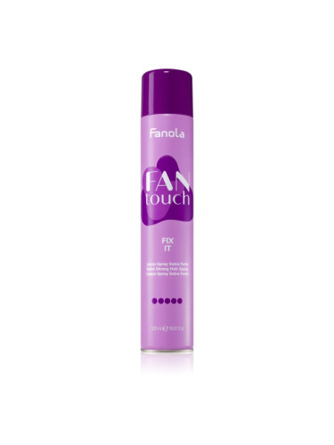 Fanola FAN touch лак за коса с екстра силна фиксация 500 мл.