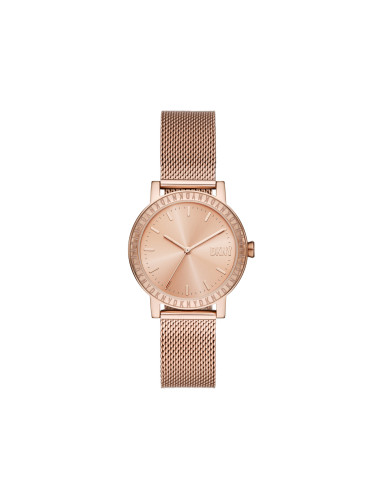 Часовник DKNY Soho D NY6686 Позлатено с розово злато
