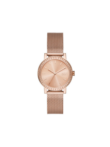 DKNY Часовник Soho D NY6686 Позлатено с розово злато