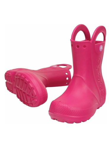 Crocs Kids' Handle It Rain Boot Candy Pink 23-24