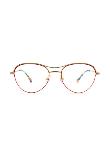 Etnia Lida cogd 52 - диоптрични очила, cat eye, дамски, оранжеви