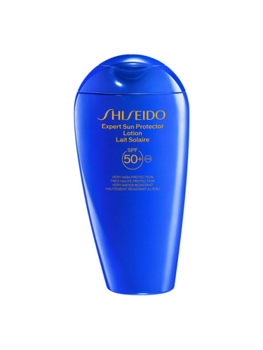 Shiseido Expert Sun Protector Lotion SPF 50+ слънцезащитен лосион за лице и тяло SPF 50+ 300 мл.