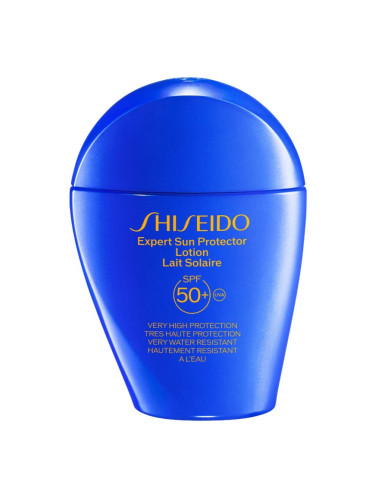 Shiseido Expert Sun Protector Lotion SPF 50+ слънцезащитен лосион за лице и тяло SPF 50+ 50 мл.