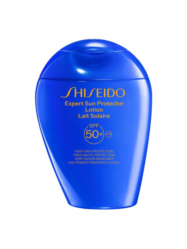 Shiseido Expert Sun Protector Lotion SPF 50+ слънцезащитен лосион за лице и тяло SPF 50+ 150 мл.