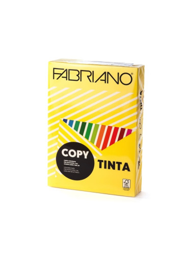 Копирна хартия Fabriano Copy Tinta, A4, 80 g/m2, жълта, 500 листа