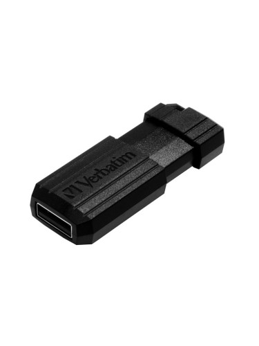 Памет 32GB USB Flash Drive, Verbatim Pinstripe, USB 2.0, черна
