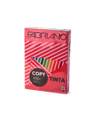 Копирен картон Fabriano, A4, 160 g/m2, червен, 250 листа