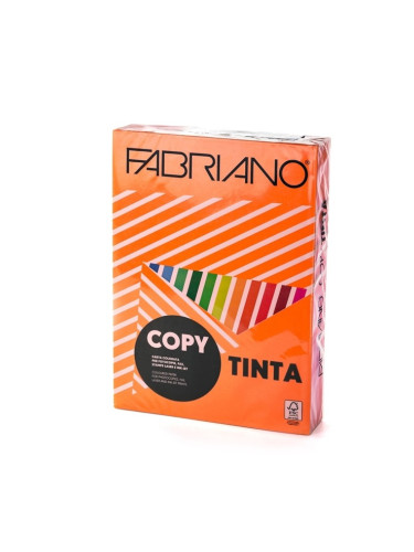 Копирен картон Fabriano, A4, 160 g/m2, оранжев, 250 листа