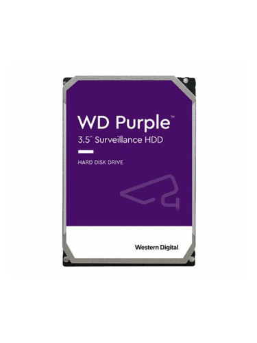 Твърд диск 1TB Western Digital Purple Surveillance, SATA 6Gb/s. 5400rpm, 64MB кеш, 3.5" (8.89cm)