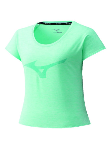 Dámské tričko Mizuno Core RB Graphic Tee zelené, XS