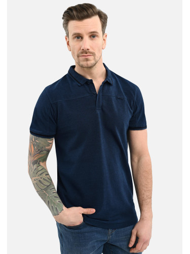 Volcano Man's Polo T-Shirt O-SALLY Navy Blue
