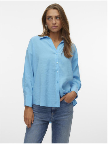 Blue women's blouse Vero Moda Queeny - Women