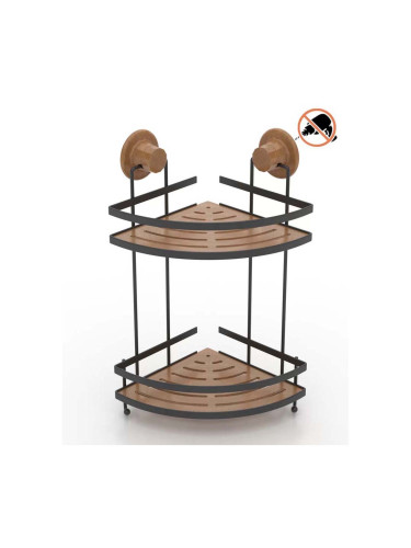 ЕТАЖЕРКА ЪГЛОВА 2 НИВА 22/22/42СМ