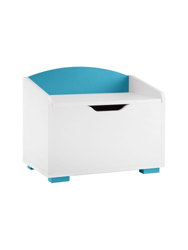Детски контейнер за съхранение на вещи PABIS 50x60 см бял/син