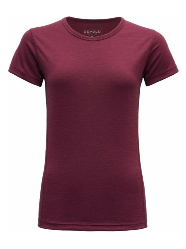 Devold Breeze Merino 150 T-Shirt Woman Beetroot L Тениска