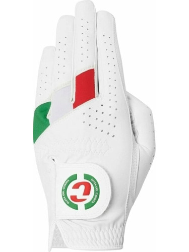 Duca Del Cosma Hybrid Pro Mens Golf Glove Left Hand White/Green/Red L