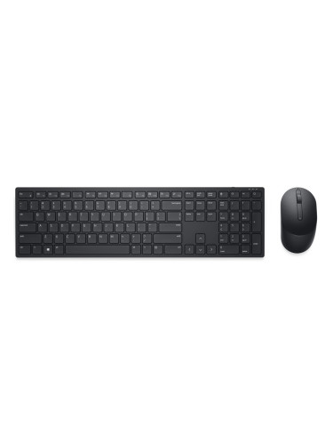 Комплект клавиатура и мишка Dell Pro Wireless 580-AJRP, безжични, оптична мишка (4000 DPI), черни