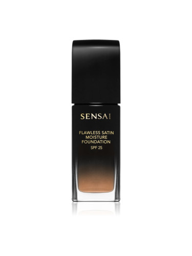 Sensai Flawless Satin Moisture Foundation течен фон дьо тен SPF 25 цвят 206 Brown Beige 30 мл.