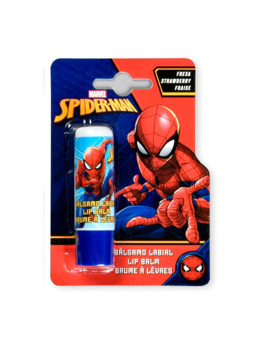 Marvel Spiderman Lip Balm балсам за устни с аромат на ягода 20 гр.