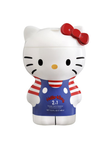 Hello Kitty Shampoo and Shower Gel 2 in 1 душ гел и шампоан 2 в 1 за деца 2D 400 мл.