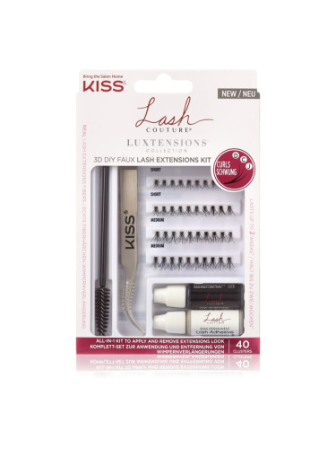 KISS Lash Couture LuXtensions комплект аксесоари за поставяне на изкуствени мигли 40 бр.