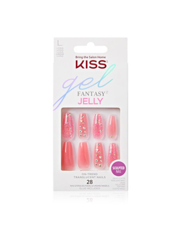 KISS Gel Fantasy Jelly Изкуствени нокти 28 бр.
