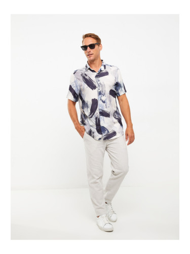 LC Waikiki Regular Fit Short Sleeve Viscose Men's Shirt.