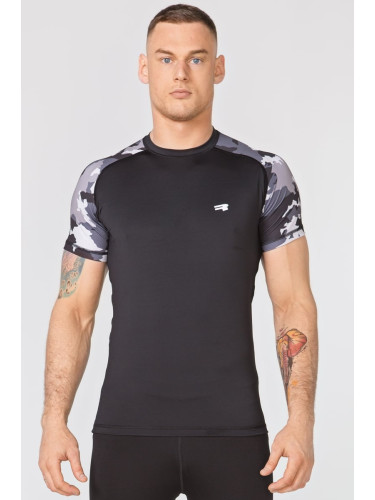Rough Radical Man's T-shirt Furious Army Black/Camo
