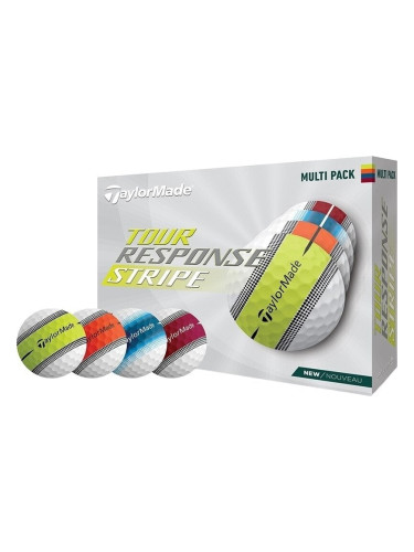 TaylorMade Tour Response Stripe Golf Balls Multicolour