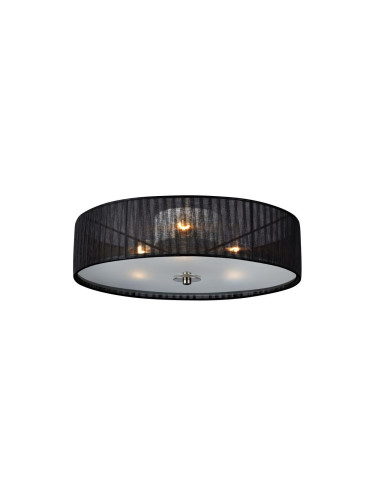 Markslöjd 104884 - Лампа за таван BYSKE 3xE14/40W/230V черна