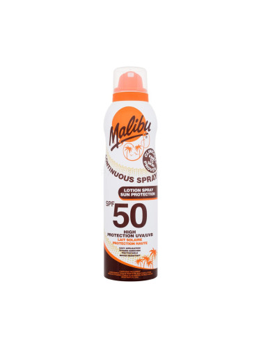 Malibu Lotion Spray Aerosol SPF50 Слънцезащитна козметика за тяло 175 ml