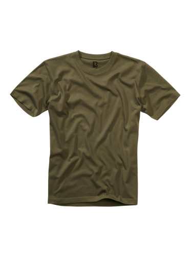 Мъжка изчистена тениска в цвят маслина Brandit