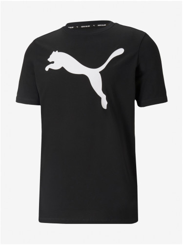 Puma Men's Black T-Shirt Active Big Logo - Men's