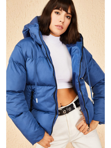 Bianco Lucci Women's Hooded Puffer Coat