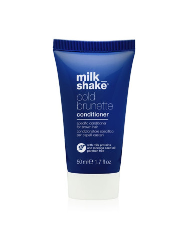 Milk Shake Cold Brunette Conditioner балсам за коса с кафяви нюанси 50 мл.
