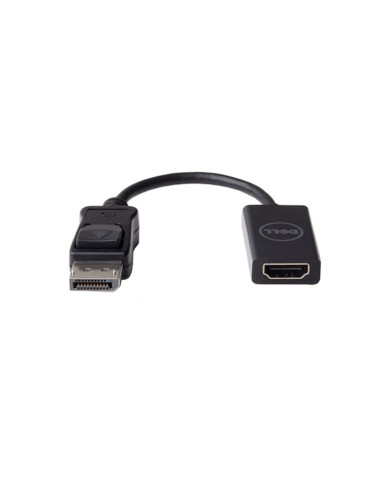 Адаптер Dell 492-BBXU, DisplayPort(м) към HDMI(ж), черен