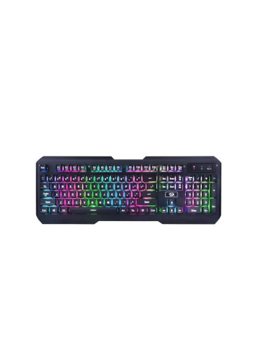 Клавиатура Redragon Centaur K506, 8 мултимедийни клавиша, RGB подсветка, черна, USB