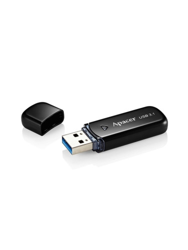 Памет 32GB USB Flash Drive, Apacer AH355, USB 3.1, черна