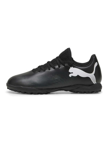 Puma FUTURE 7 PLAY TT JR Детски футболни обувки, черно, размер 33