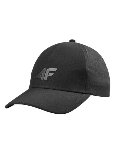 4F STRAPBACK Унисекс шапка с козирка, черно, размер
